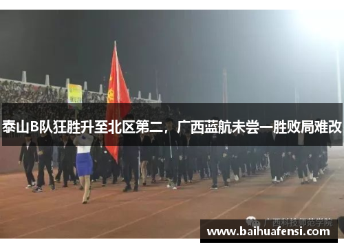 泰山B队狂胜升至北区第二,广西蓝航未尝一胜败局难改
